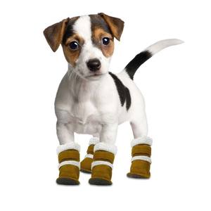 обувь для собак из подручных материалов